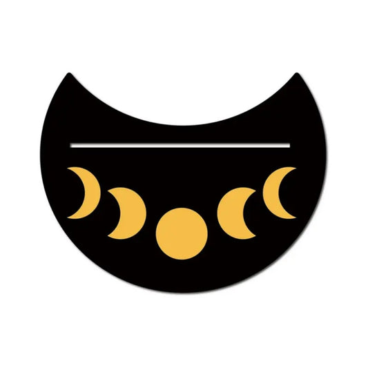 Soporte de madera para carta de Tarot (Fase lunar) | GENERICO