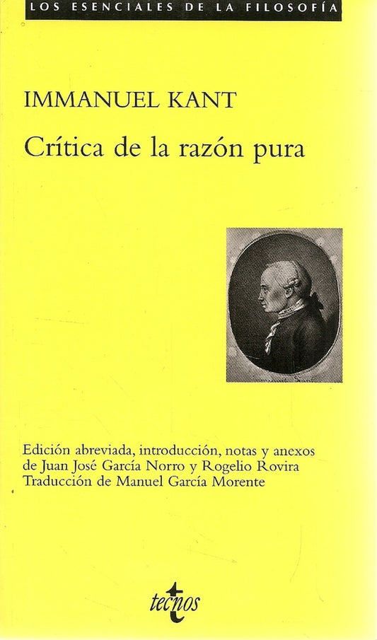Crítica de la razón pura | IMMANUEL KANT