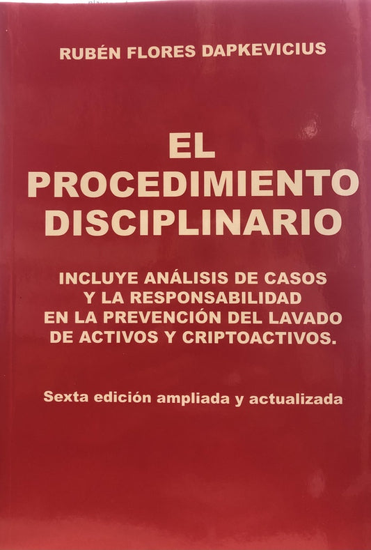 El procedimiento disciplinario | FLORES DAPKEVICIUS RUBEN