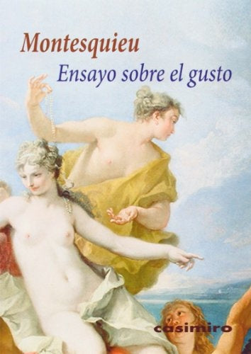 ENSAYO SOBRE EL GUSTO | MONTESQUIEU
