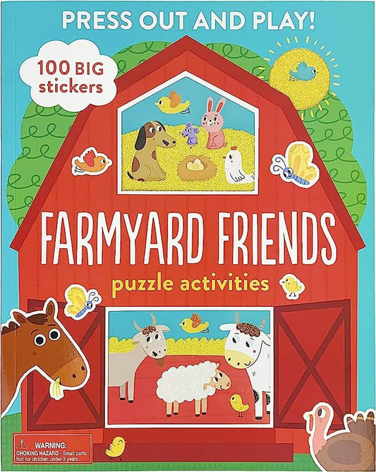 FARMYARD FRIENDS. PUZZLE ZCTIVITIES
