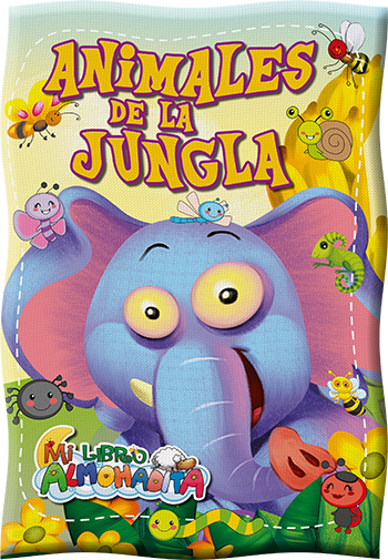 Mi libro almohadita:Animales en la jungla