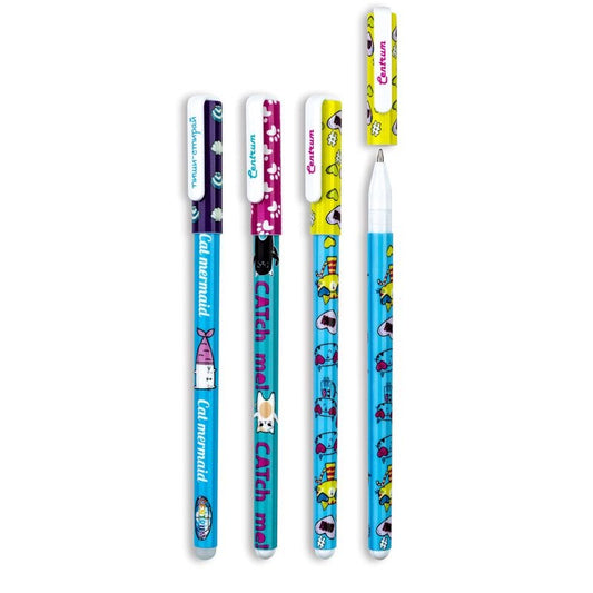 Gel pen CAT Erasable blue ink 0.5mm | PAPELERÍA