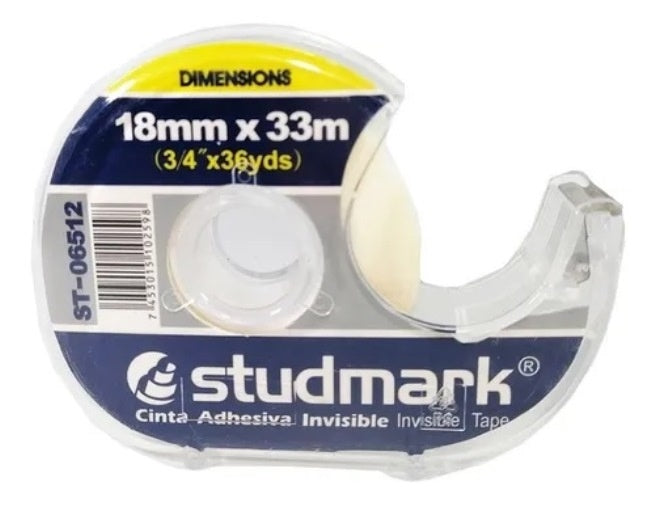 Dispensador con cinta invisible 18 mm x 33 m

 | PAPELERÍA