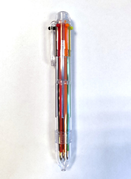 Lapicera de 6 colores | PAPELERÍA