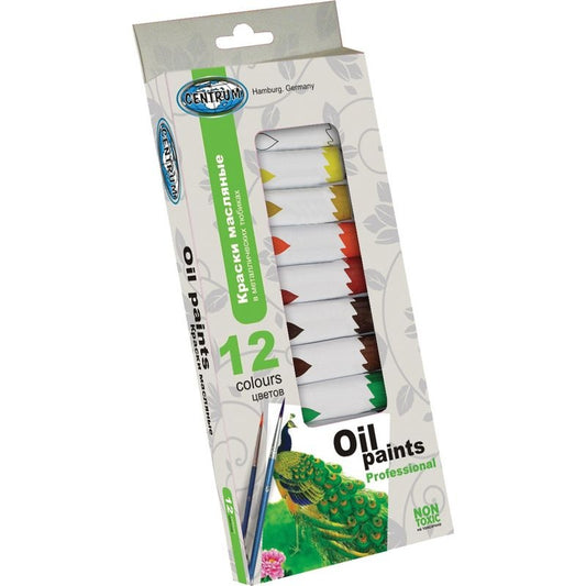 Pintura al óleo profesional, pack 12 colores | PAPELERÍA