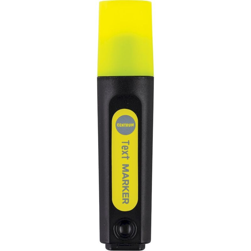 Resaltador rectangular amarillo | PAPELERÍA