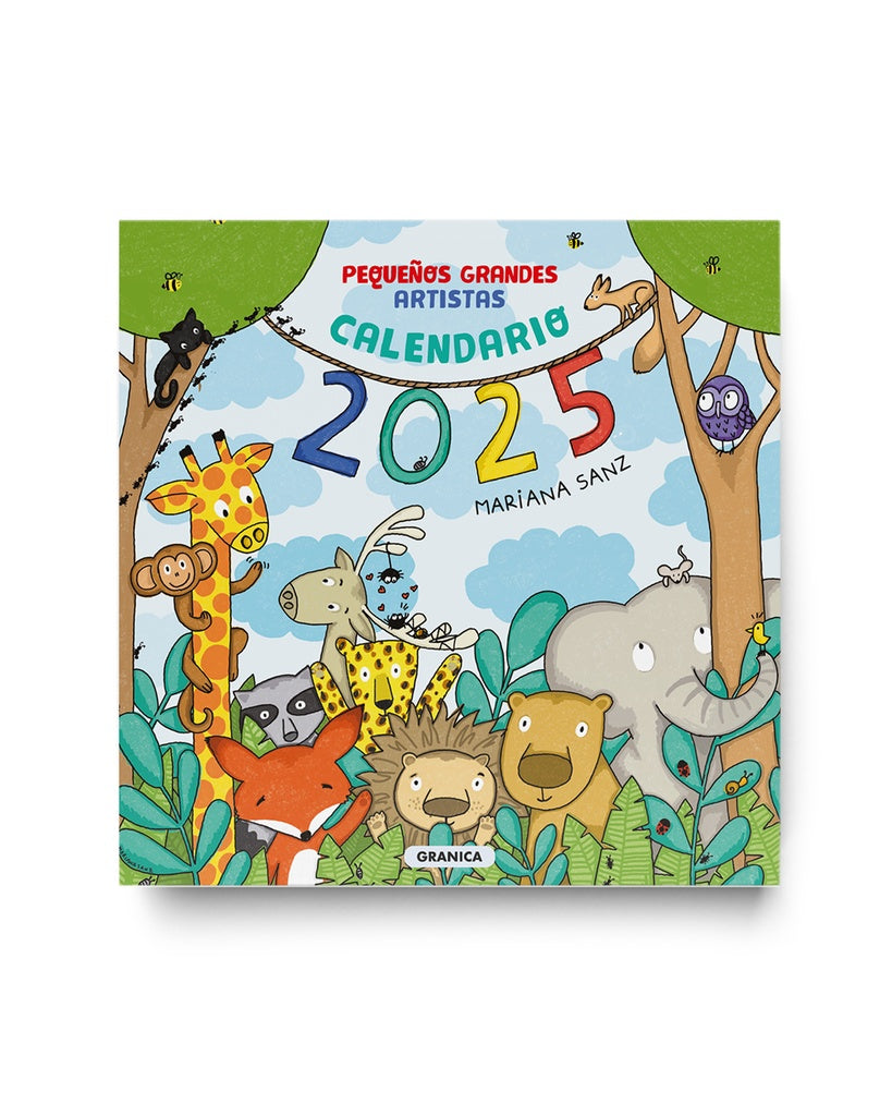 PEQUEÑOS GRANDES ARTISTAS2025 CALENDARIO PARED | MARIANA SANZ