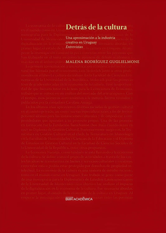 Detrás de la cultura | MALENA RODRIGUEZ GUGLIELMONE