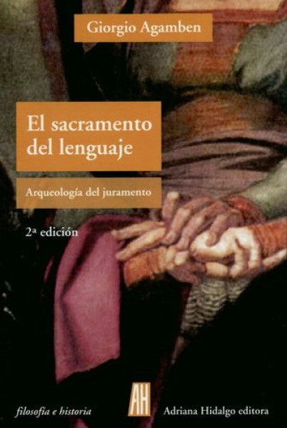 SACRAMENTO DEL LENGUAJE, EL | AGAMBEN GIORGIO