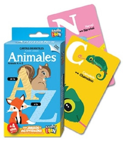 Cartas infantiles. Animales de la A a la Z | School Fun