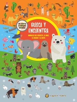 Busca y encuentra: animales del desierto, el mar, el bosque y la nieve | EL GATO DE HOJALATA