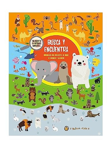 Busca y encuentra: animales del desierto, el mar, el bosque y la nieve | EL GATO DE HOJALATA