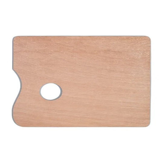 Paleta de madera rectangular 20x30 cm | PAPELERÍA