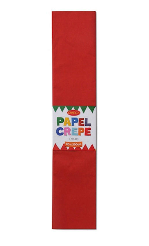 Papel crepé Omega 50 x 200 cm - Rojo 01
 | PAPELERÍA