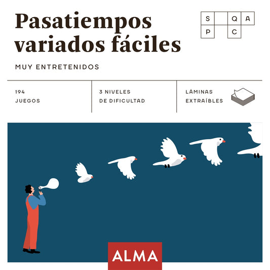 Pasatiempos variados fáciles muy entretenidos | Varios autores