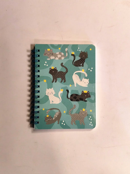 Libreta Gatos (verde) | PAPELERÍA