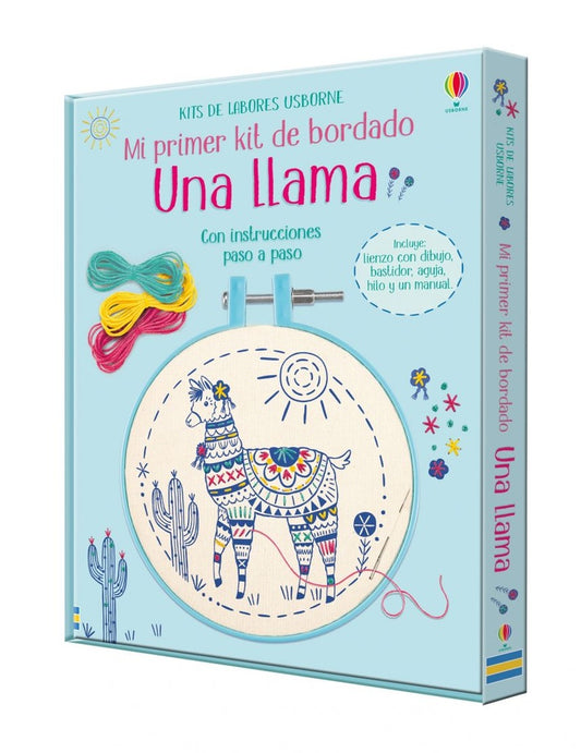 UNA LLAMA. MI PRIMER KIT DE BORDADO | Usborne
