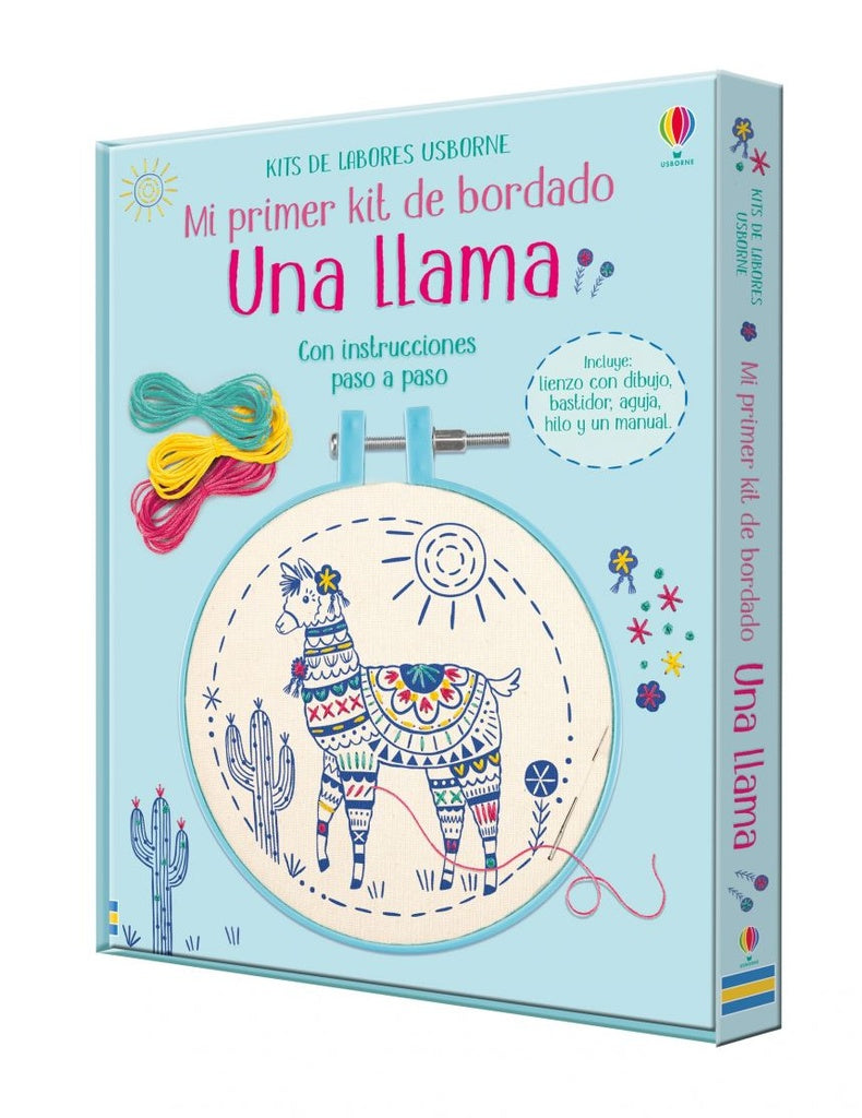 UNA LLAMA. MI PRIMER KIT DE BORDADO | Usborne