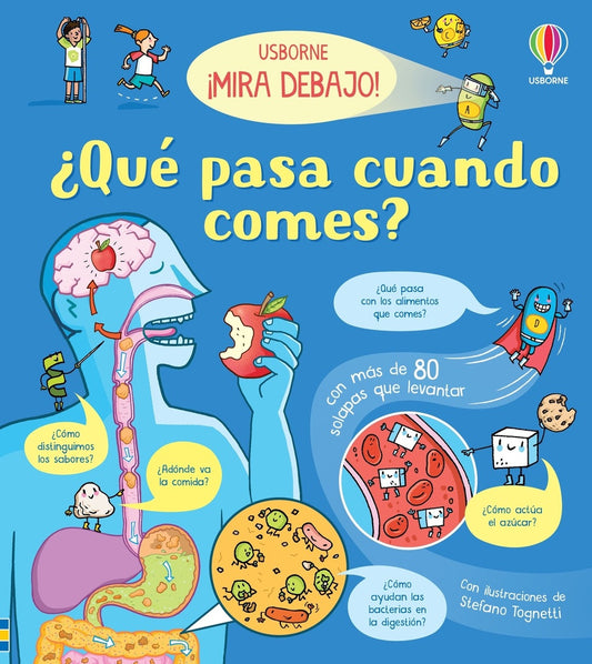 ¿Qué pasa cuando comes? ¡Mira debajo! | Usborne