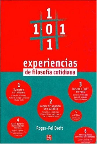 101 EXPERIENCIAS DE FILOSOFIA COTIDIANA | DROIT ROGER-POL