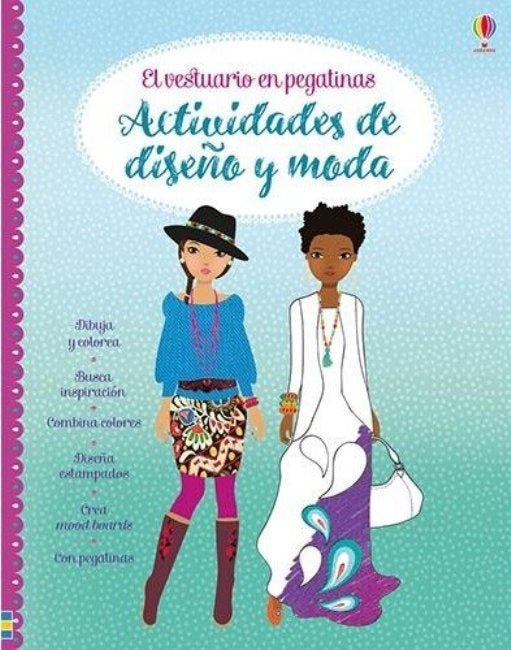 Actividades de diseño y moda. El vestuario en pegatinas | Fiona Watt
