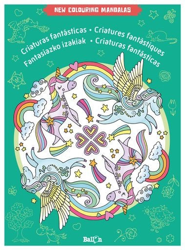 CRIATURAS FANTASTICAS. NEW COLOURING MANDALAS