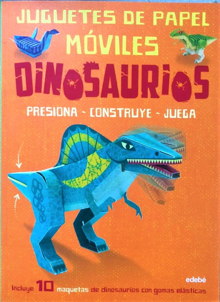DINOSAURIOS. JUGUETES DE PAPEL MOVILES