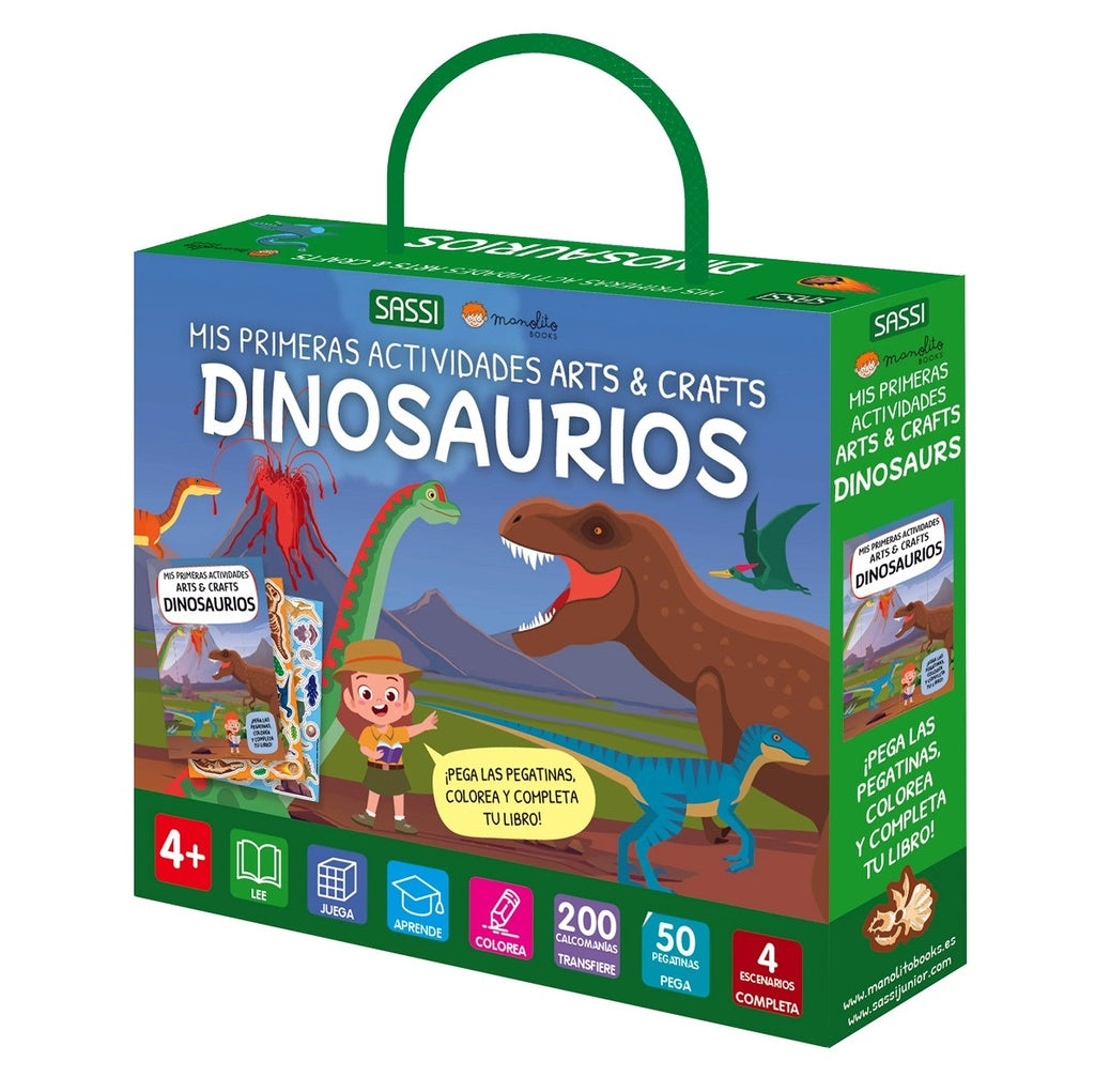 DINOSAURIOS. MIS PRIMERAS ACTIVIDADES ARTS & CRAFTS