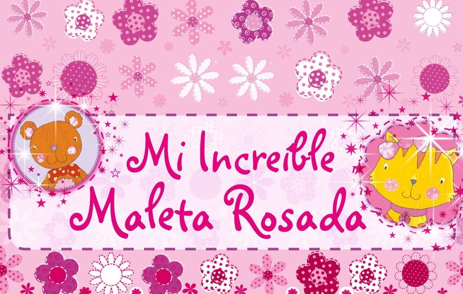 DIVERSION CON STICKERS. MI INCREIBLE MALETA ROSA