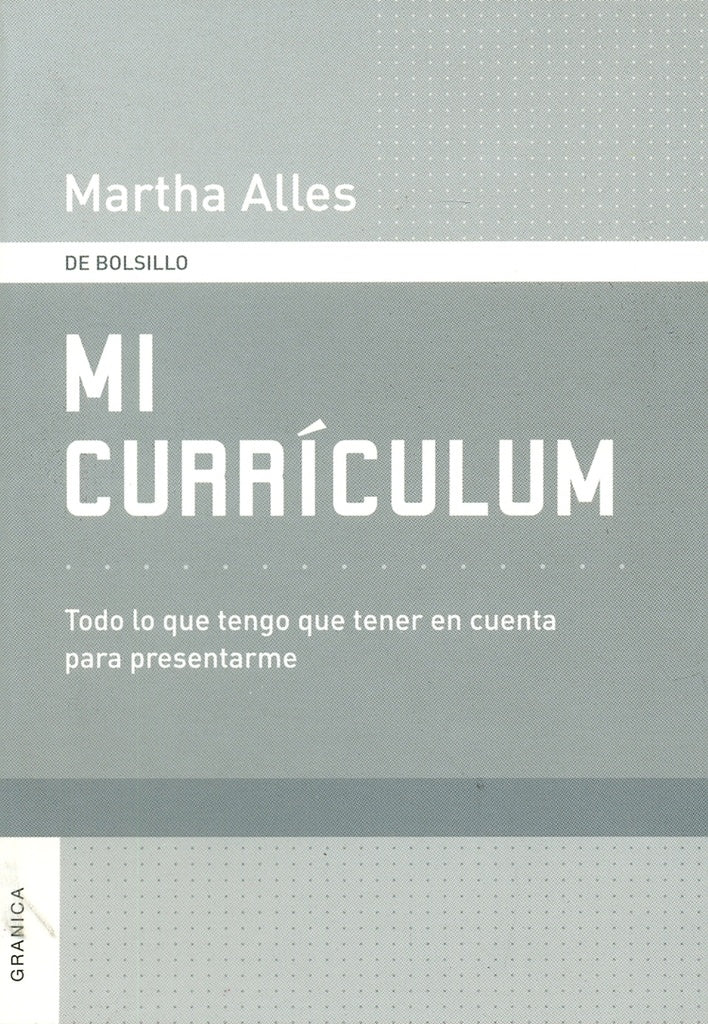 MI CURRICULUM | MARTHA ALLES