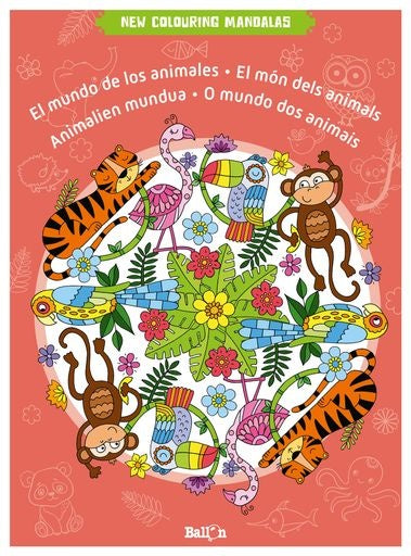 MUNDO DE LOS ANIMALES, EL. NEW COLOURING MANDALAS