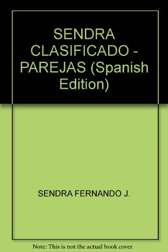 SENDRA CLASIFICADO. PAREJAS | SENDRA FERNANDO J.
