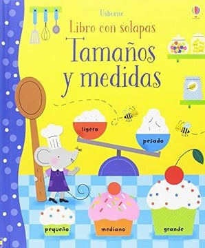 TAMAÑOS Y MEDIDAS. LIBRO CON SOLAPAS