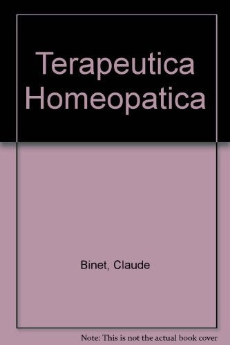 TERAPEUTICA HOMEOPATICA | DR. CLAUDE BINET