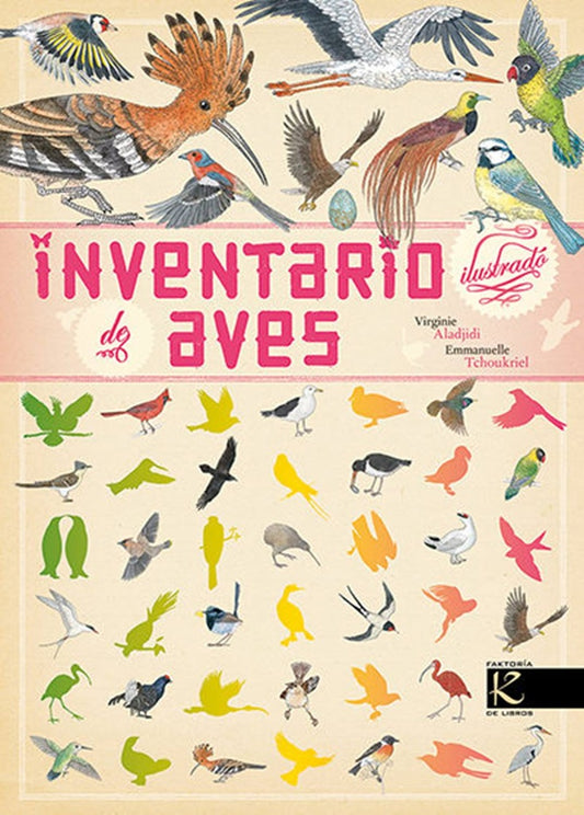 Inventario ilustrado de aves | Virginie Aladjidi - Emmanuelle Tchoukriel