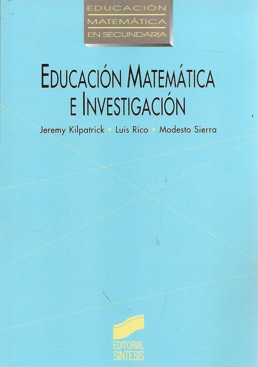 Educación matemática e investigación | Varios autores