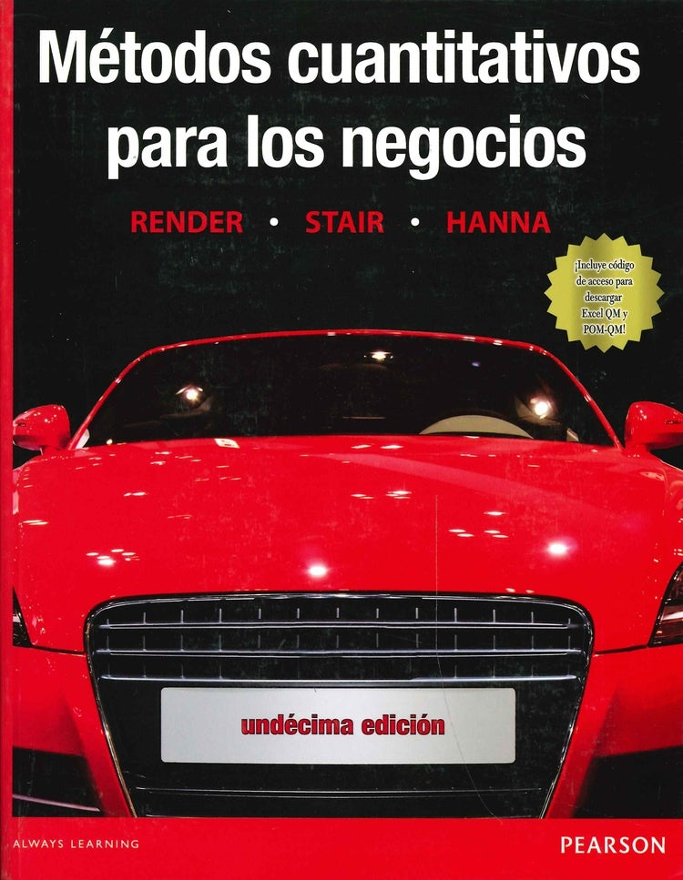 Métodos cuantitativos para los negocios  11ed. | SIN ASIGNAR