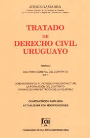 Tratado de derecho civil uruguayo. Tomo XI | Jorge Gamarra