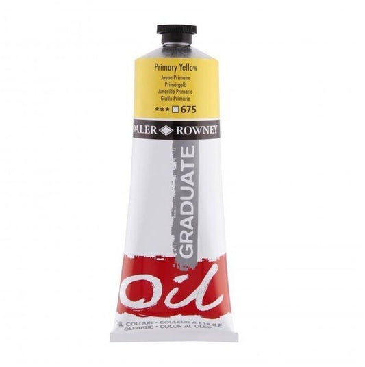 Pomo de Pintura Óleo 200 ml Amarillo Primario (675)  | PAPELERÍA