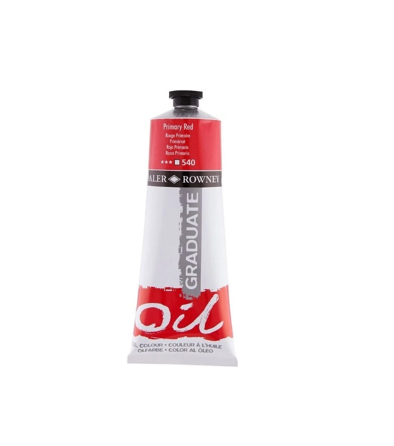 Pomo de Pintura Óleo 200 ml Rojo Primario (540)  | PAPELERÍA