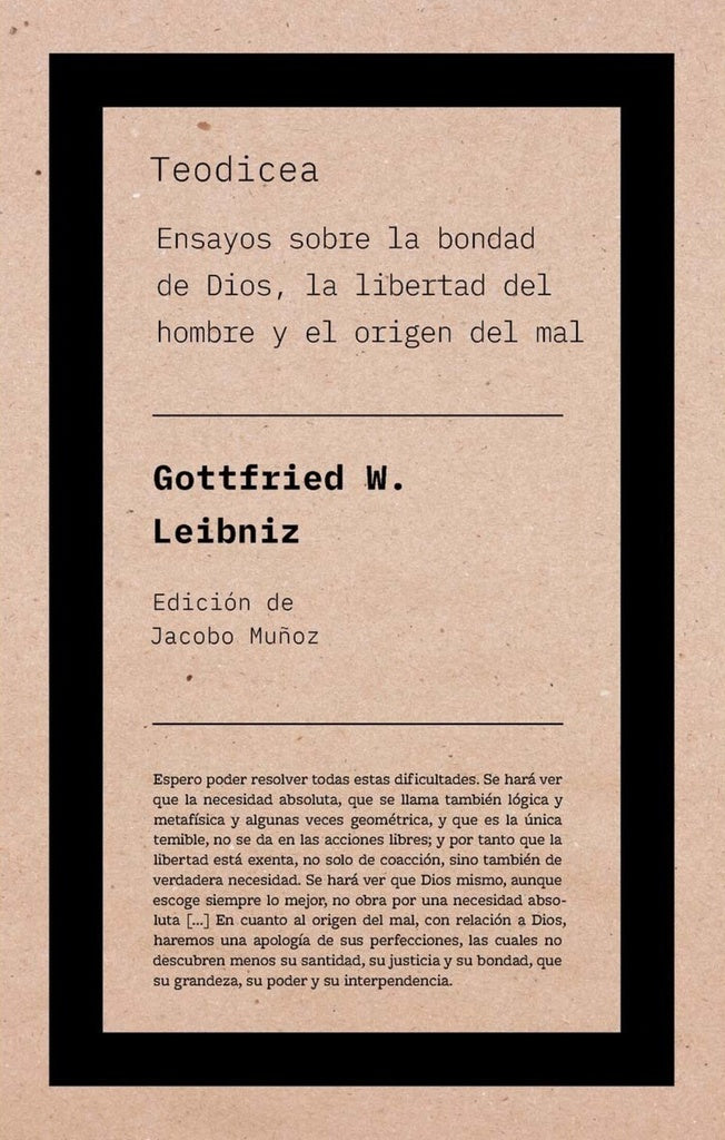 TEODICEA | Gottfried W. Leibniz