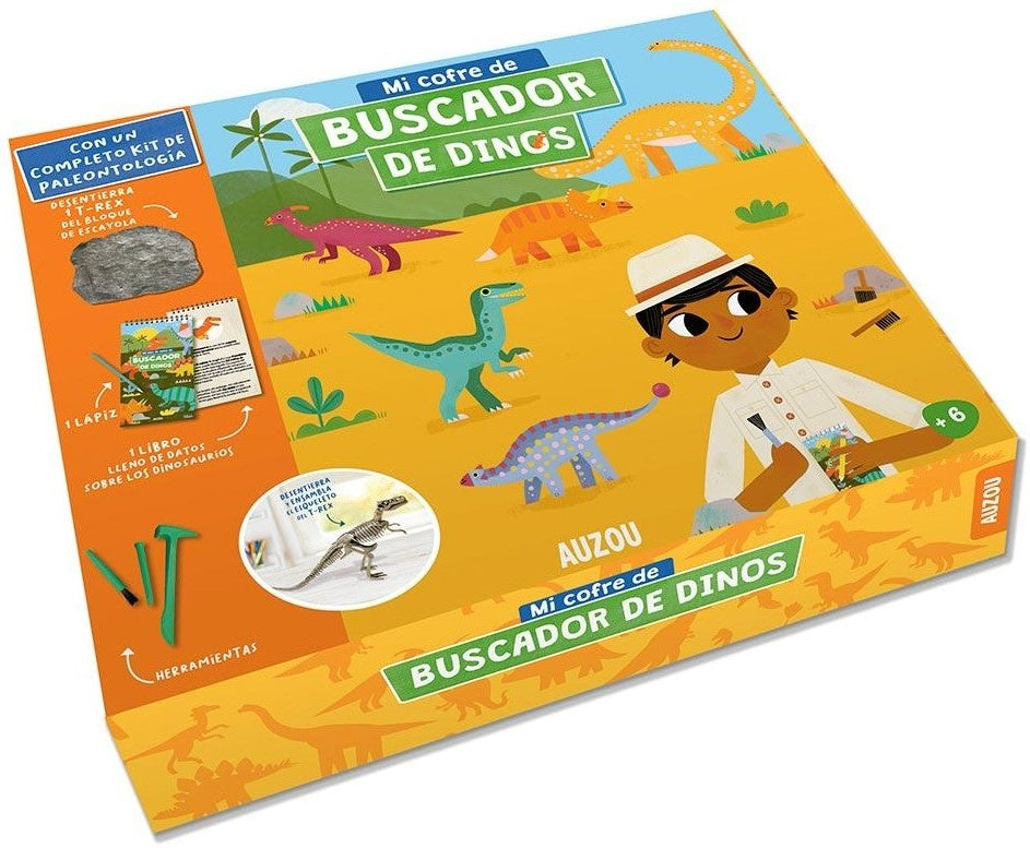 MI COFRE DE BUSCADOR DE DINOS | Editions Philippe Auzou