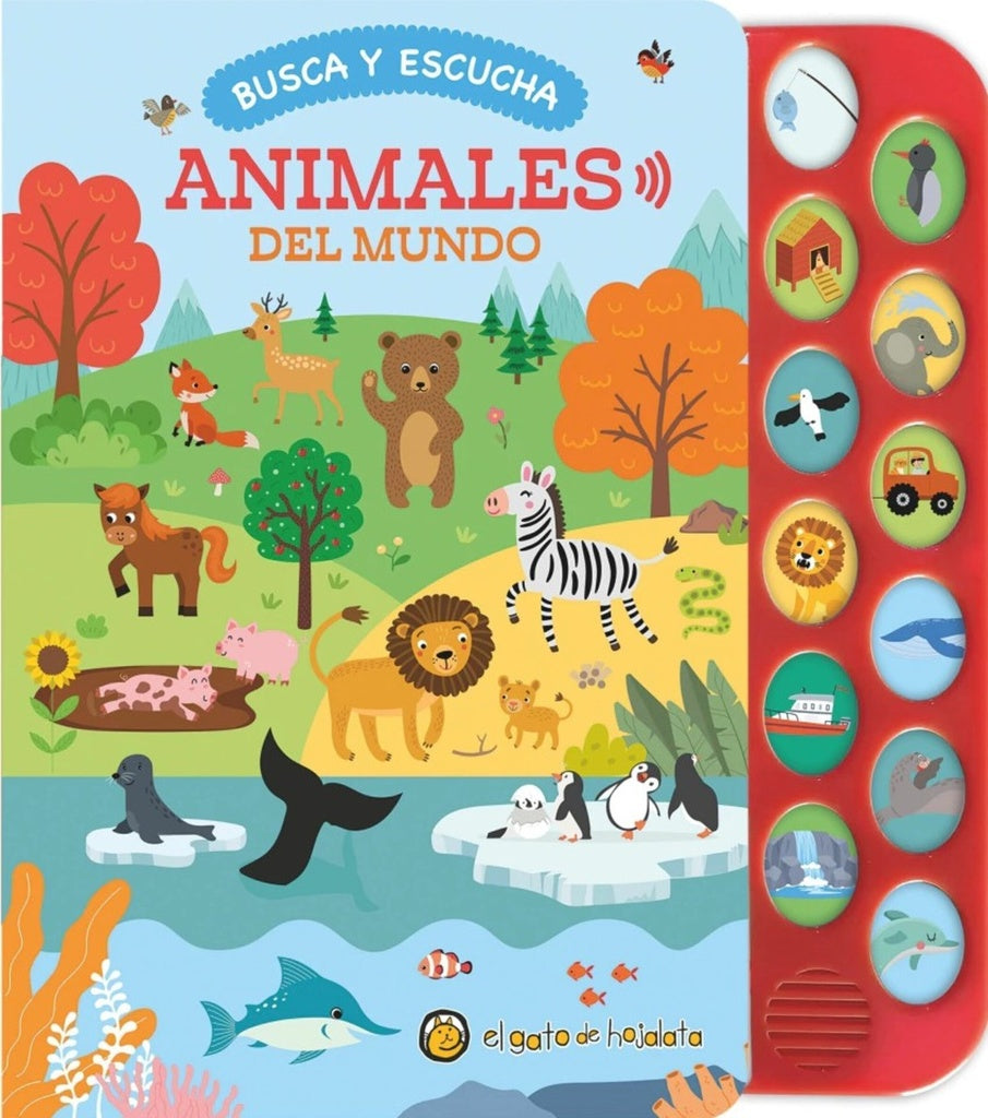 BUSCA Y ESCUCHA - ANIMALES DEL MUNDO | EL GATO DE HOJALATA