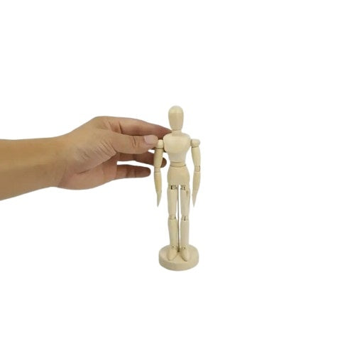 Maniquí de madera articulado para dibujo, 20cm

 | PAPELERÍA