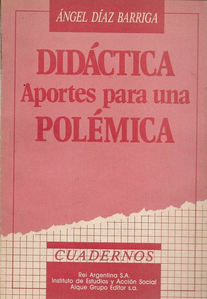Didáctica. Aportes para una polémica | SIN ASIGNAR