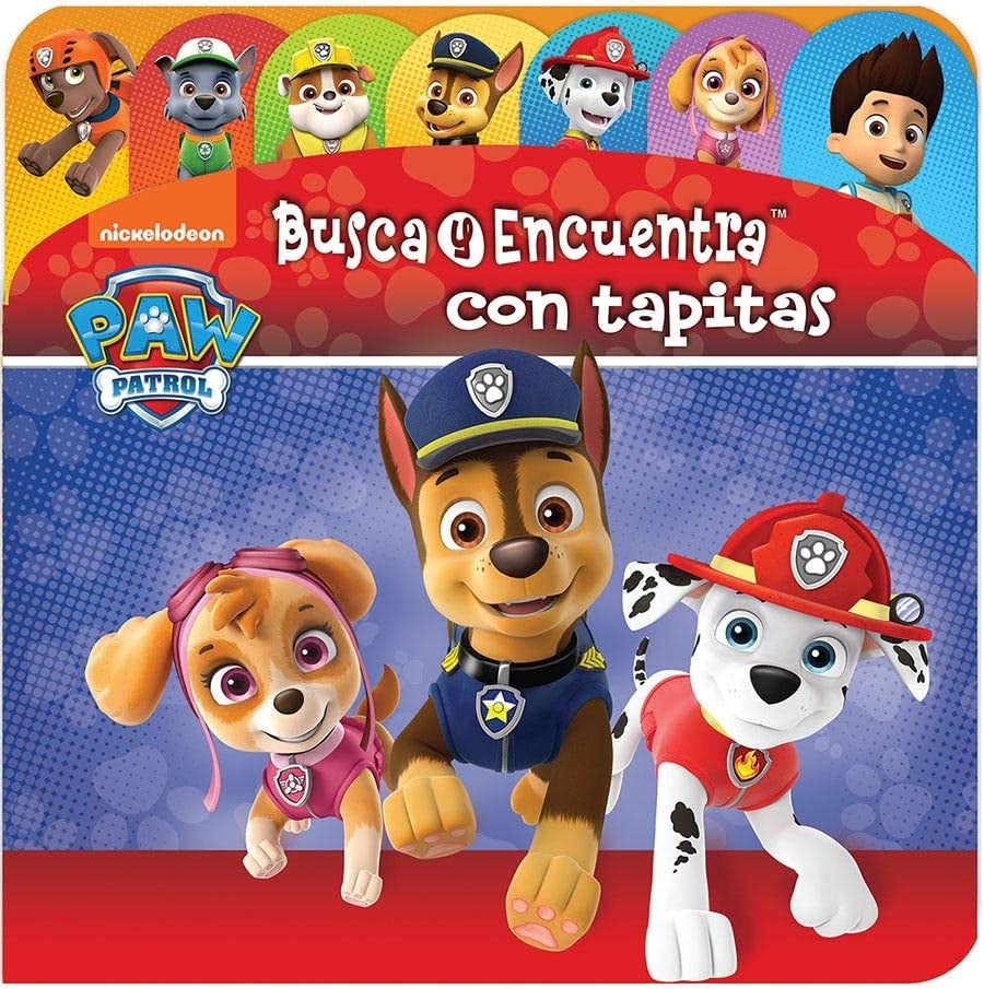 BUSCA Y ENCUENTRA CON TAPITAS PAW PATROL