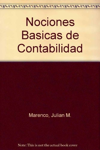 CONTABILIDAD, NOCIONES BASICAS | JULIAN MARENCO