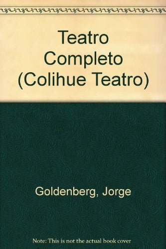TEATRO COMPLETO 1 | GOLDENBERG