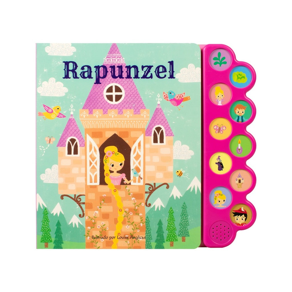 10 botones con sonido: Rapunzel | Varios autores